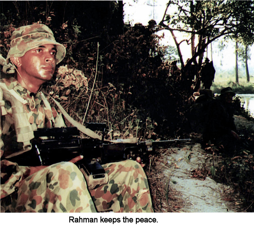 Rahman keeps the Peace